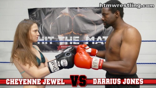 htmuniverse:The long awaited mixed boxing rematch between Cheyenne Jewel and Darrius is now availabl