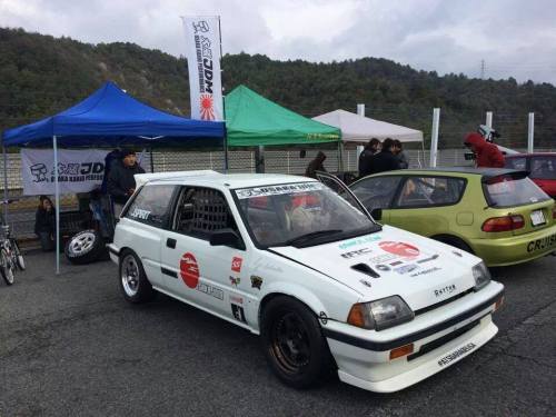 privaterunner:  Osaka JDM E-AT rocking a Private Runners sticker! Kazuhiro is down with the Private Runners!