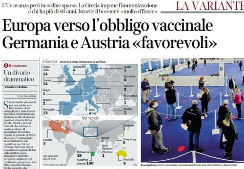 Sul mio corpo e sulla mia anima non si fa un cazzo che io NON voglia. #Telegram #NessunaCorrelazione Perfino il sindacato dei Carabinieri ha detto chiaramente che stanno “lor signori delle istituzioni” violando la costituzione e su parecchi articoli...