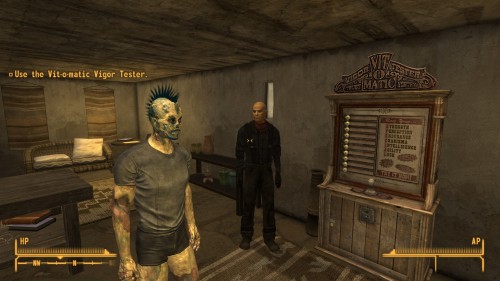 Modded FNV Day 1: of course you have blue hair and no skin
