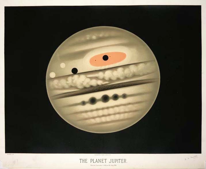 design-is-fine:  E. L. Trouvelot, Mars, Saturn and Jupiter from The Trouvelot, astronomical