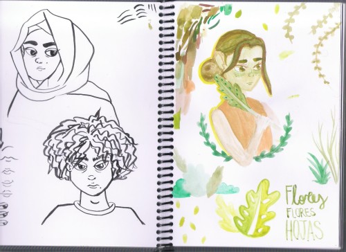 some of the pages from my july journal