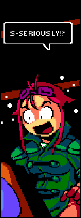 All these reaction images taken out of context make the protagonist of Nova Phase look like she has 