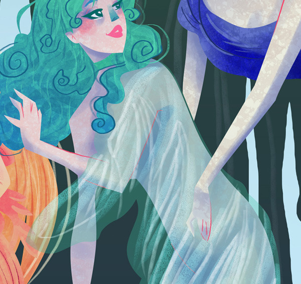 queen-serena:My piece for this year’s GAAM show is called “Moon Spring”, and