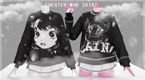 Sweater and skirtMesh by me7 swatchesAll lodsCompatible HQT.O.UDo not re-raise or claim as yoursNo r