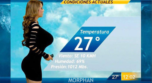 Busty Weather Queens #2Actual Conditions - by MorphanRe-blogged with written permission to Muse Mint from Morphan from: http://m0rphan.deviantart.com/art/Maxium-27-inch-670683286