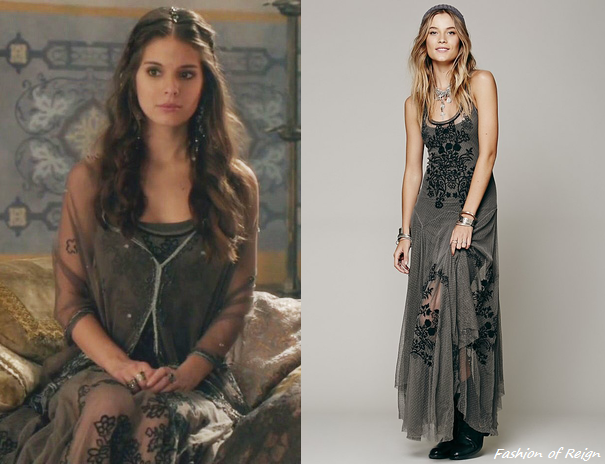 fashion-of-reign:  In the seventeenth episode Kenna wears this sold out BIYA Darya
