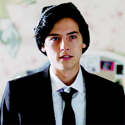 thehumanandthebanshee:  #i love how jughead comes into betty’s room all#”angstyjughead!#as usual, ready to enter the belly of the beast#and betty just has this giant smile on her face#and he turns into a little puppy in love