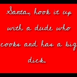 All I&rsquo;m asking for 🎅🎄 #bigdick #santa #honestly #thirsty #jk #cook (at Edge Castle )