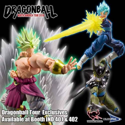 Exciting news!! Check out the DragonBall North American Tour exclusives. These exclusives will only 