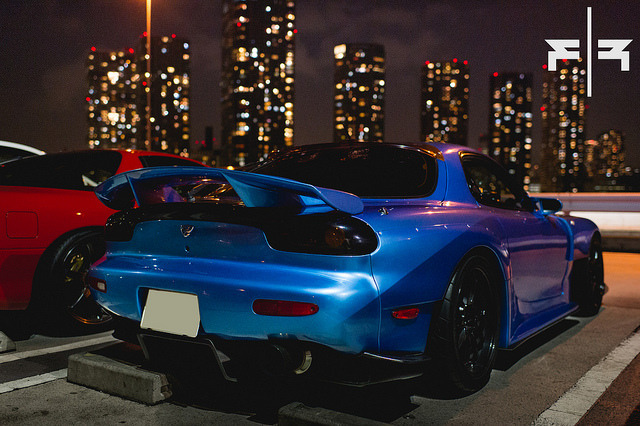thejdmculture:  TatsumiParking-2 by FinalFormDavid on Flickr.
