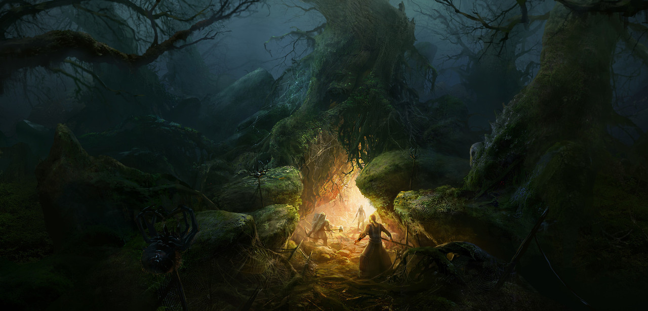 theamazingdigitalart: The amazing concept art of  Ilya Nazarov for Lord of the Rings: