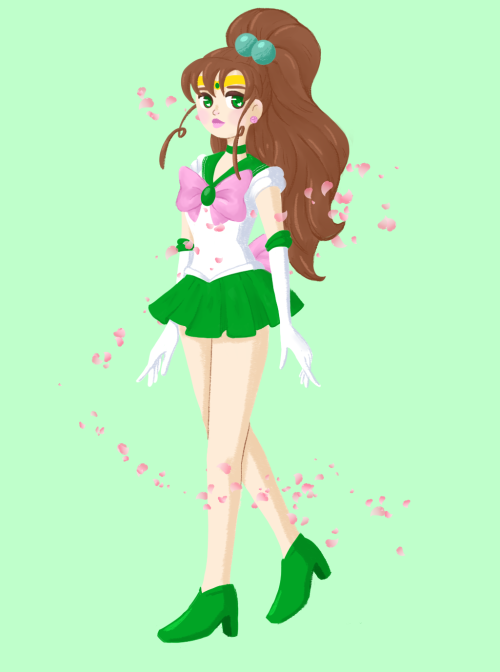 allinray:A fanart of my favorite sailor scout of my childhood. She is tall and sweet like me, so is 