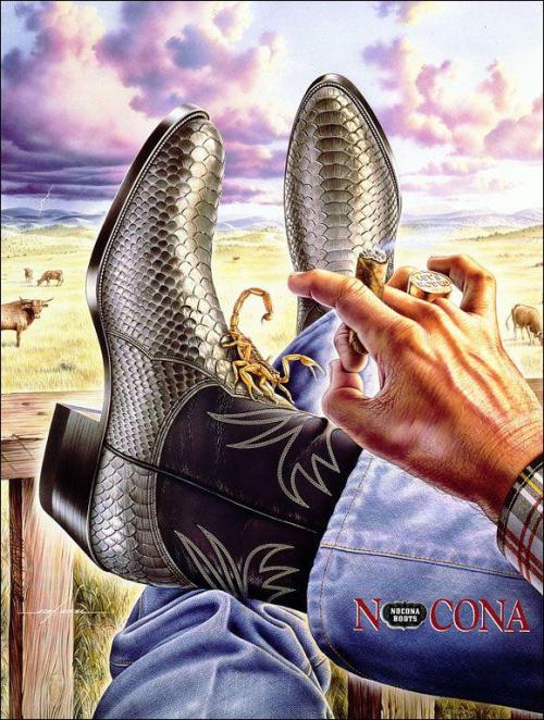 Nocona boot ad