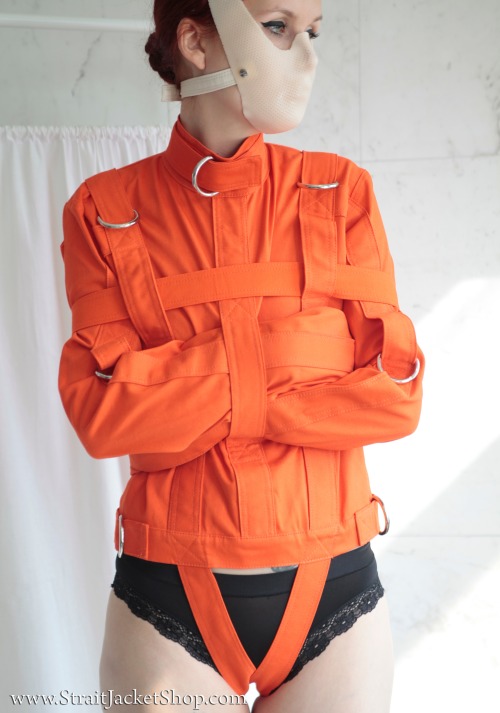 Orange is the New White!Orange Prisoner straitjacket available at: https://www.etsy.com/shop/StraitJ