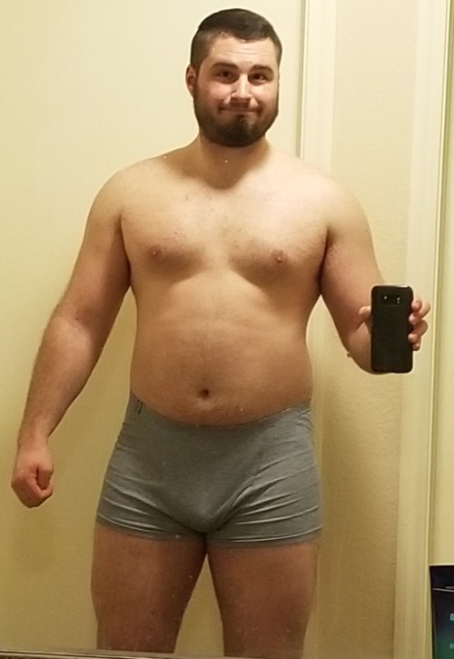 jaycub04:In less than one year I’ve gained 70lbs! Closing in on 225 with goals to reach 250 by fall.