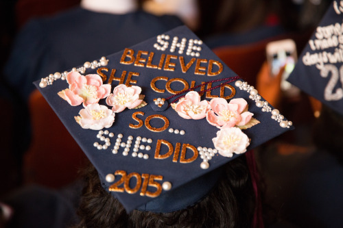 productofthe6:  She believed she could, so she did!2015 Syracuse University Graduates