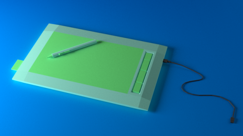 negajustice:3D-cember - Tablet and Pen