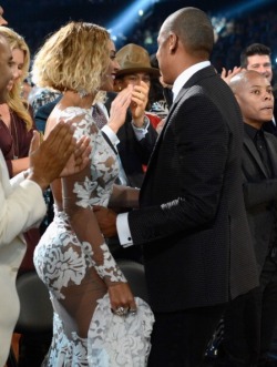 girlsluvbeyonce:  Beyoncé  and Jay-Z at