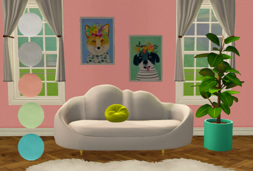 Hello guys <3Today I bring you these two adorable downloads!1. Ether Cloud Sofa by @hydrangeachai