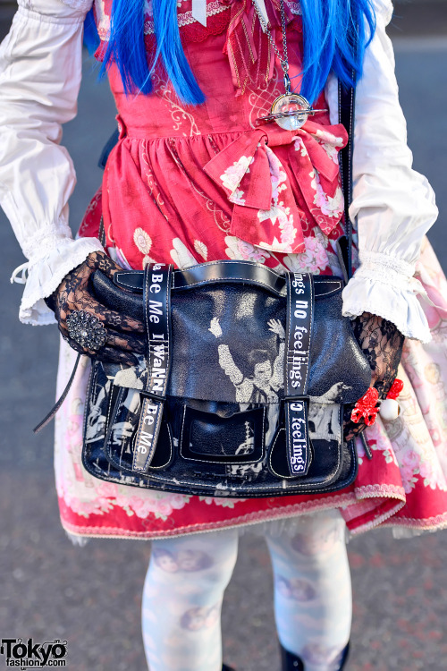 tokyo-fashion: Japanese student Kaosu on the street in Harajuku wearing lolita fashion by Baby The S