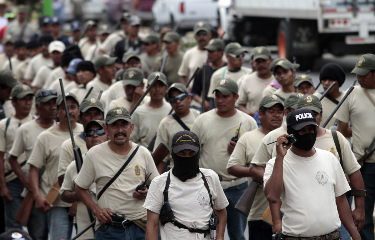 dirty-gunz:  bikefreak:  fnhfal:  Mexican vigilantes  say what you will about them,