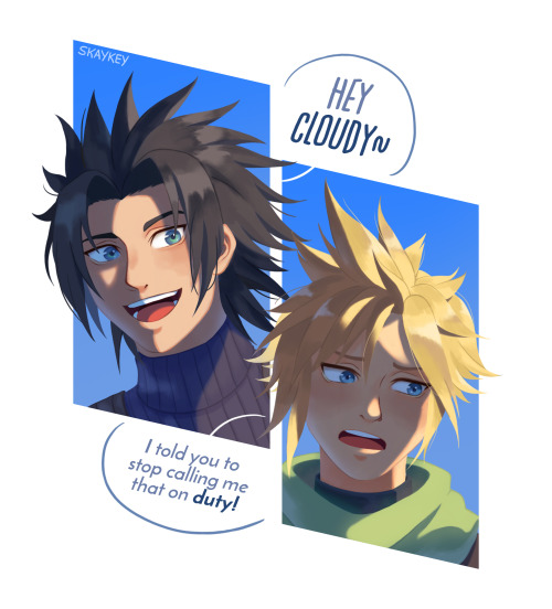 I’ve been wanting to draw Zack and Cloud since forever :’’))))so here it is~ finally :’D