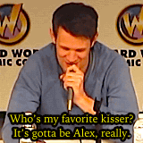 thespacehairandthespaceidiot:Matt’s got this little habit of talking about Alex during his interview