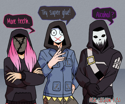 To: Any Of Legion EXCEPT For Frank (jerk) I Just Went To The Dentist And This Fake Tooth Tastes Horrible.