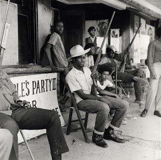 specialnights: Scene outside the People’s Party II headquarters in the 2800 block of Dowling, 