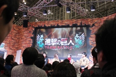 The Shingeki no Kyojin seiyuu made guest appearances over the weekend at JAEPO 2017 to demonstrate the CAPCOM SnK “TEAM BATTLE” arcade game! Kaji Yuuki (Eren), Ishikawa Yui (Mikasa), & Inoue Marina (Armin) were present on Saturday, while Kobayashi