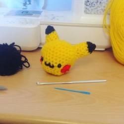 wolfiboi:  Had a go at Amigurumi today #amigurumi