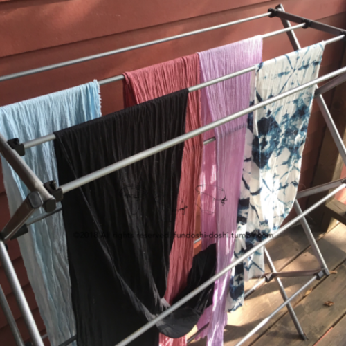 fundoshi-doshi: Made some new fundoshi that are hanging out to dry.Source: fundoshi-doshi.tu