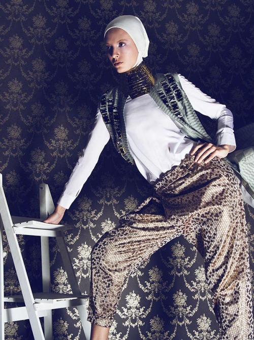 Aquila Style hijab fashion shoot: Statement of declaration Prints, patterns and textures morph into 