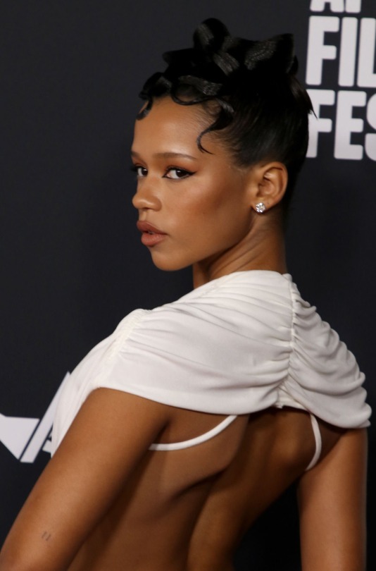 softestaura:Taylor Russell in Loewe SS23 at the AFI Fest Film Festival