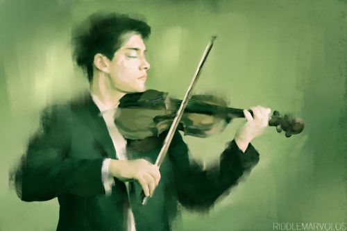 Idk, I Just Wanted To Draw Good Ol’ Regulus Black Playing The Violin. 
