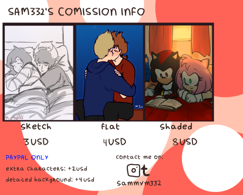 New comission prices!with newer art and a new option ^^