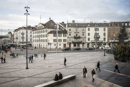 Winterthur, Archplatz, Ganz Landschaftsarchitekten, 2013Through its orientation and open design, the