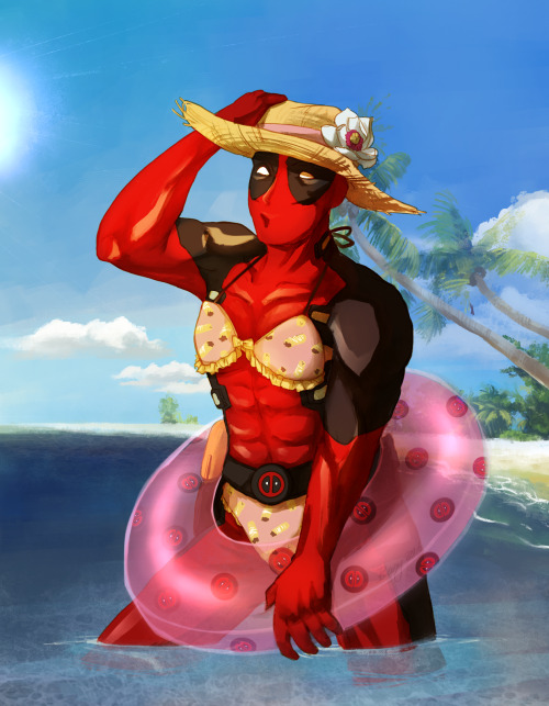 artsyhamster:  Deadpool in not quite a pool, but an ocean.