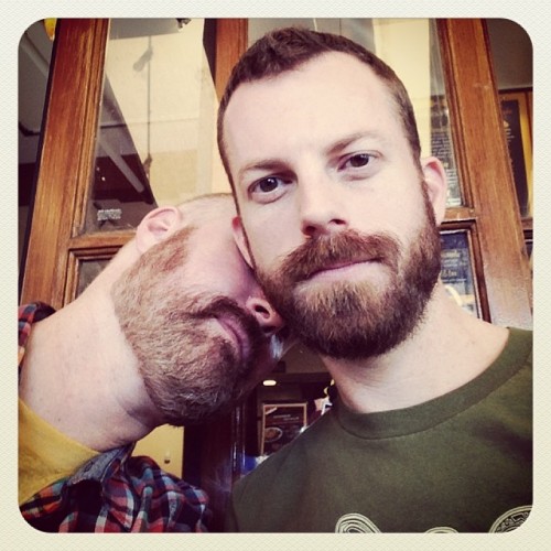 accidentalbear:  My Mike protects me from evil! #beards 