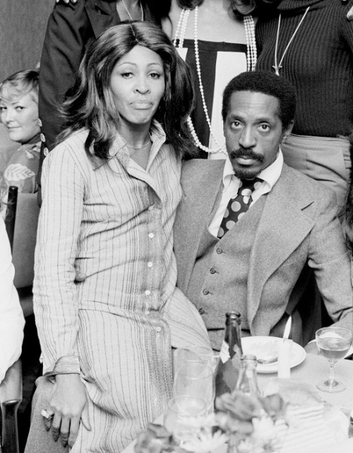 twixnmix: Ike & Tina Turner at a party in Copenhagen in 1973