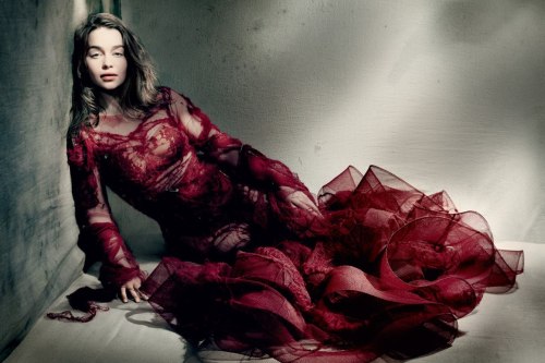 johngallianolesincroyables: Emilia Clarke by Paolo RoversiStyled by Francesca BurnsVOGUE UK May 2015