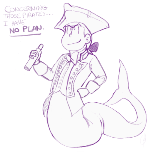 amglad: Commander Choromatsu: Our captain was captured by pirates. We thought he was done for but he