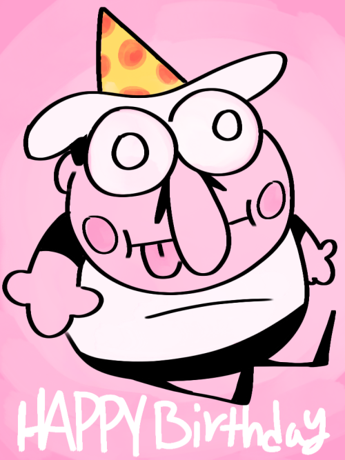 Hey Woobab, Happy Birthday! Have This Silly Little Guy Celebrating :D