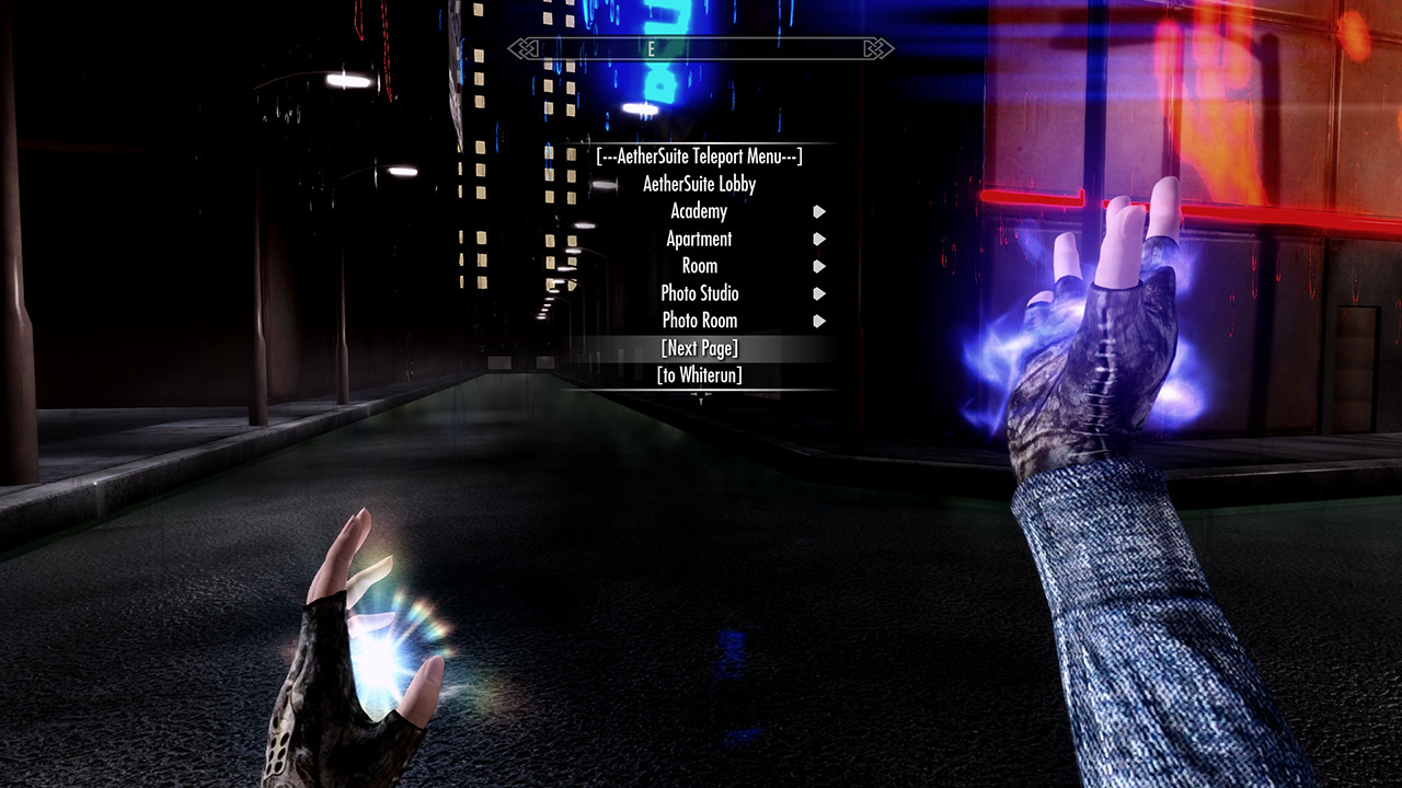 millepon: Aether Suite Teleport Menu SSの撮影でAether Suiteをよく好んで使ってますが各ロケーションの移動が大変だったので作りました。