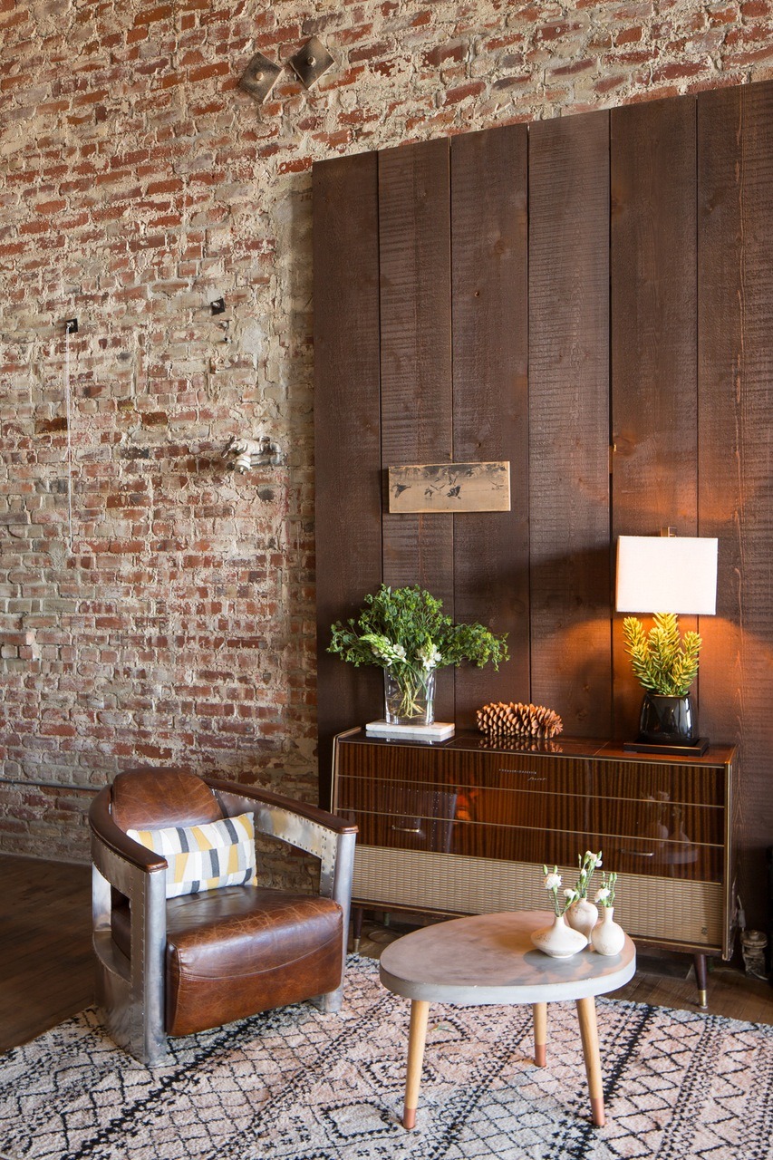 gravityhome:  Brick Loft in Los Angeles (you can also rent it on airbnb)   gravityhomeblog.com