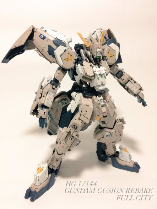 mechaddiction:  GUNDAM GUY: HG 1/144 Gundam Gusion Rebake Full City - Customized Build #mecha – https://www.pinterest.com/pin/274930752232344896/