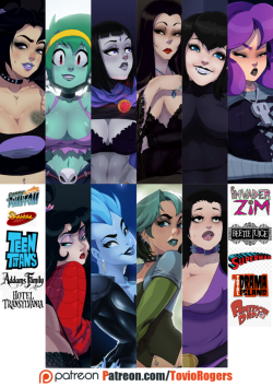 tovio-rogers:  spooky girls set now available on gumroad