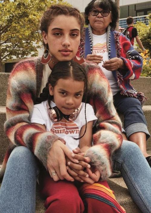 pocmodels: Khadijha Red Thunder in ‘Hometown Hero’ by Victor Demarchelier for Glamour Ma