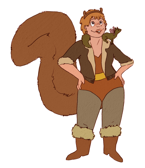 scribblefoxx:*to the tune of 60s spiderman theme song* squirrel girl, squirrel girl! she’s a h